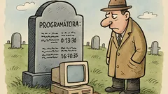 Vtip: Na náhrobnom kameni programátora je napísané
