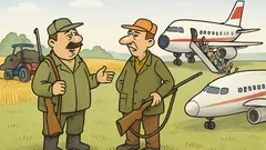 Vtip: Chváli sa jeden poľovník druhému včera