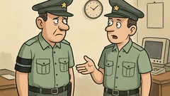 Vtip: Policajt príde ráno do práce