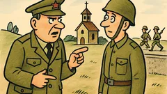 Vtip: Tvrdili ste mi, vojak Semienko