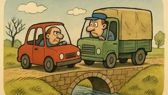 Vtip: Quigleyho zákon o úzkom moste