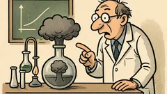 Vtip: Vedec píše článok, nechá si miesto