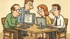 Vtip: Programátor mešká s projektom, šéf zavolá posily...