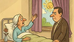 Vtip: Leží svokra na smrteľnej posteli, vzdychne