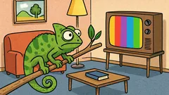 Vtip: Najfarebnejší život majú určite chameleóny...