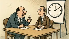 Vtip: Na porade platí, že dĺžka diskusie rastie