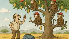 Vtip: Raz cestuje obchodník so šiltovkami Áziou