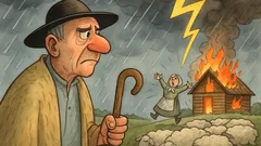 Vtip: Bača sa vracia a príde búrka