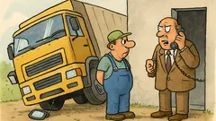 Vtip: Šéfovi nákladnej dopravy zazvoní telefón...