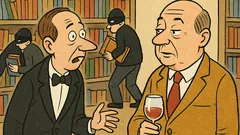 Vtip: James hlási pánovi zlodejov v knižnici