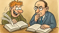 Vtip: Život je ako kniha, blázon