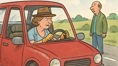 Vtip: Zbadáte vodiča s klobúkom a prsiami...