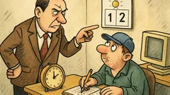 Vtip: Programátor ráta čas, manažér ráta dovolenku