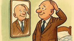 Vtip: Imriško postáva pred zrkadlom a vzdychá