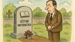 Vtip: Nápis na náhrobku učiteľa matematiky