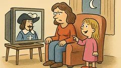 Vtip: Mamička, môžem pozerať Troch mušketierov?