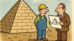 Vtip: Cheopsov zákon, kým je niečo v pláne