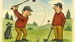 Vtip: Najlepšie golfové údery sa podaria sám