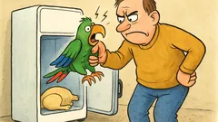 Vtip: Peter dostal papagája s hrozným slovníkom