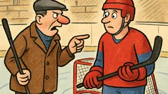 Vtip: Hokejový tréner hovorí útočníkovi niečo zvláštne