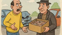 Vtip: Zrazia sa dve autá, jeden kričí