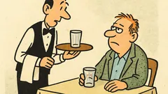 Vtip: Čašník sa pýta hosťa o pohárik…