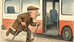 Vtip: Rýchlosť dôchodcu v MHD je záhada