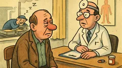 Vtip: Pán doktor, po práškoch som zaspal