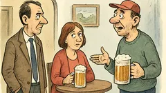 Vtip: Rozvádzam sa so ženou, pije pivo