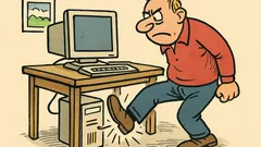 Vtip: Hardvér je to, do čoho kopneš