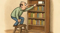 Vtip: Hľadáš vec? Vždy je na poslednej poličke