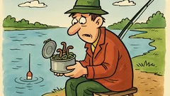 Vtip: Nikdy neotváraj konzervu s červíkmi...