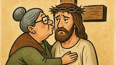 Vtip: Keď ťa pobozká svokra, mysli...