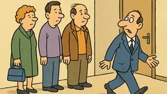 Vtip: Čím dlhšie stojíš v rade