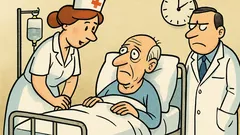 Vtip: Zdravotná sestra sa nakloní nad posteľ