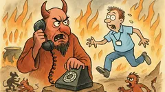 Vtip: Lucifer volá Bohu – čo za bláznov