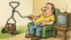 Vtip: Lenivosť je matkou deviatich vynálezov z desiatich