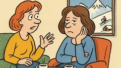 Vtip: Rozprávajú sa dve kamarátky o Alpách