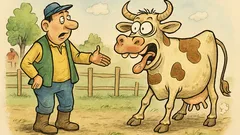 Vtip: Predám šialenú kravu, vážne záujem?