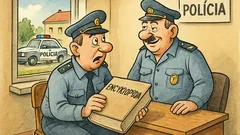 Vtip: Príde strážmajster za náčelníkom...