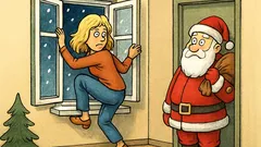 Vtip: Viete, prečo blondínka lezie von oknom?