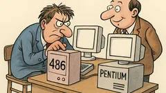 Vtip: Viete, prečo je Pentium rýchlejšie?