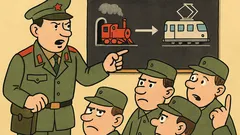 Vtip: Poručík v socialistickej armáde vysvetľuje reformu