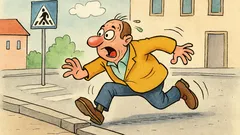 Vtip: Keď sa potkneš, nezúfaj, ideš ďalej