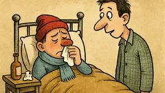 Vtip: Mišo, prečo si stále nachladnutý