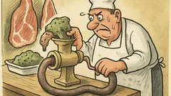 Vtip: Zo skazeného mäsa dobrú jaternicu...