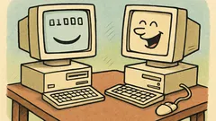 Vtip: Rozprávajú sa dva počítače v bare