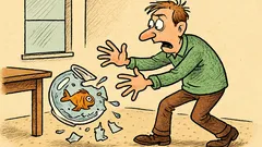 Vtip: Keď chytáš padajúci pohár, dopadne to horšie