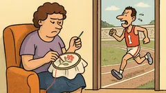 Vtip: Profesor Knit vraví, že šport je