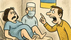 Vtip: „Už ho rodi!“ kričí muž pri pôrode